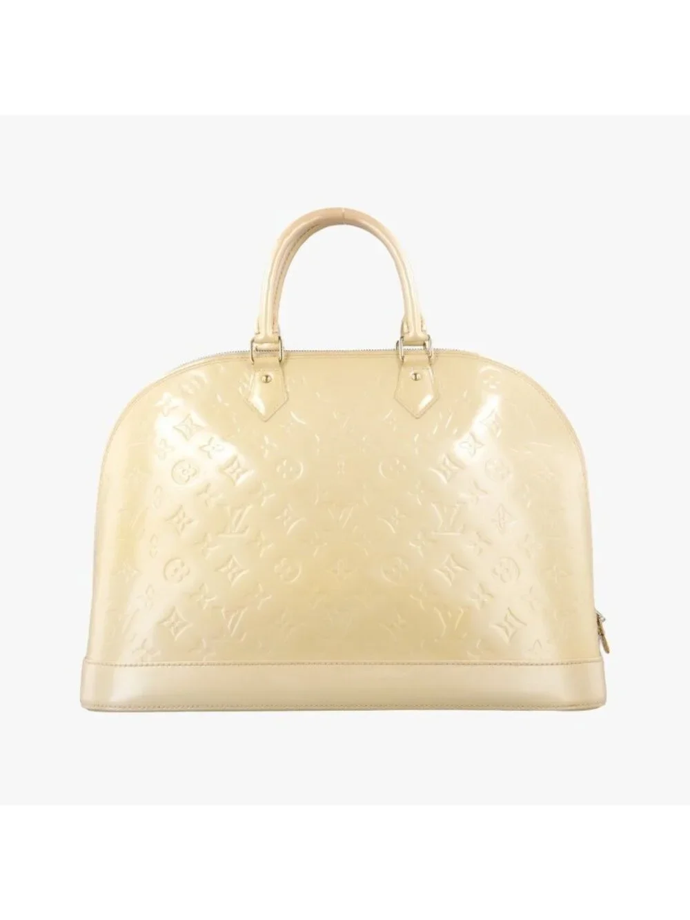 Louis Vuitton Alma GM Blanc Corail Vernis Handbag